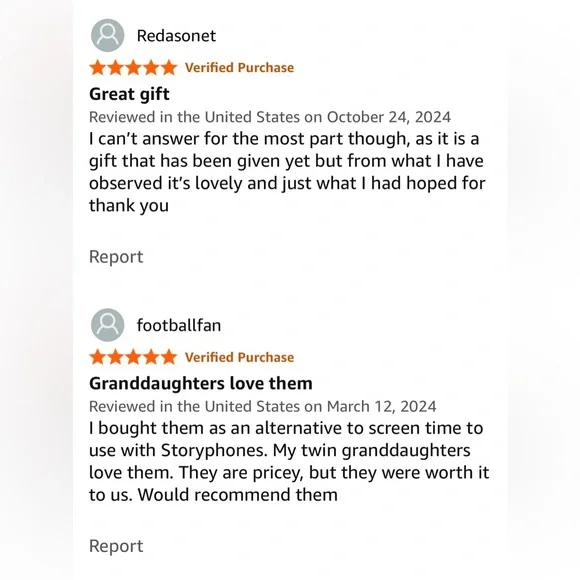 Onanoff StoryPhone Storytelling Headphones for Kids - Light Blue - Picture 8 of 9